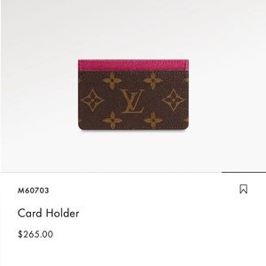 Louis Vuitton cardholder LIKE NEW
